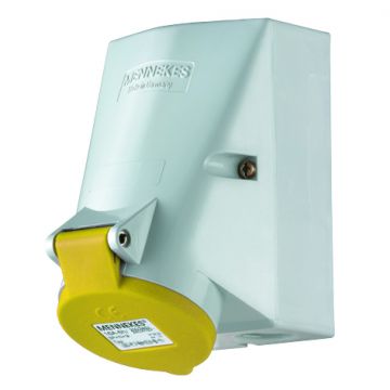Mennekes CEE stopcontact 5-polig 110V 4H 32A IP44 TwinCONTACT (1860)