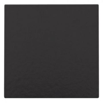 Niko centraalplaat voor elektronische schakelaar, drukknopdimmer of drukknopschakelaar - Pure Bakelite Piano Black (200-31002)