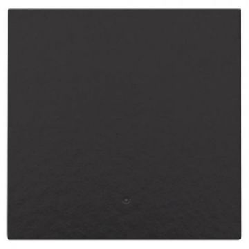 Niko centraalplaat met lens voor elektronische schakelaar of drukknop - Niko Pure Bakelite Piano Black (200-32002)