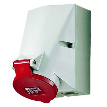 Mennekes CEE stopcontact 4-polig 400V 6H 16A IP44 (20485A)