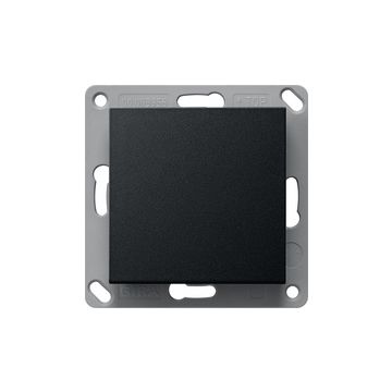 Gira EnOcean draadloze wandzender 1-voudig - system 55 zwart mat (2421005)