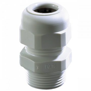 Wiska wartel PG21 doorlaat 10-18mm grijs (563852)