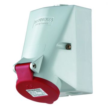 Mennekes CEE stopcontact 5-polig 400V 6H 16A IP44 (1419)