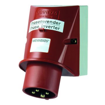 Mennekes CEE toestelcontactdoos 4-polig 400V 6H 32A IP44 fasewisselaar (3346)