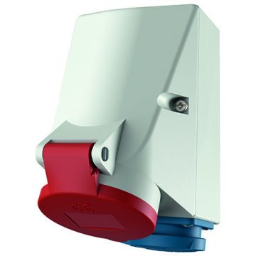 Mennekes CEE+schuko stopcontact 5-polig 400V 6H 16A IP44 (1649)