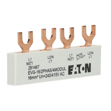 Eaton kamgeleider vork 2-polig 4-voudig 16mm2 80A  (291467)