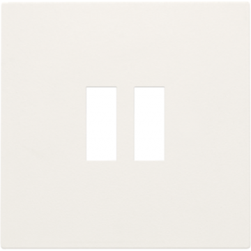 Niko centraalplaat voor dubbele USB-A-lader - Original White (101-68001)