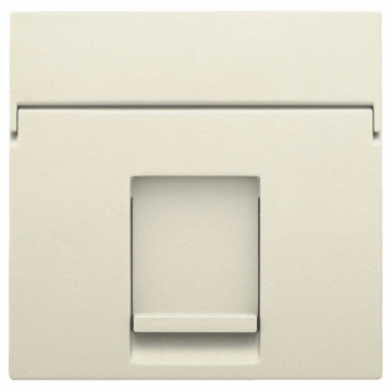 Niko centraalplaat data 1x RJ45 cream (100-65100)