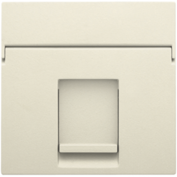 Niko centraalplaat voor enkelvoudige UTP/STP data contactdoos - Original Cream (100-65100)