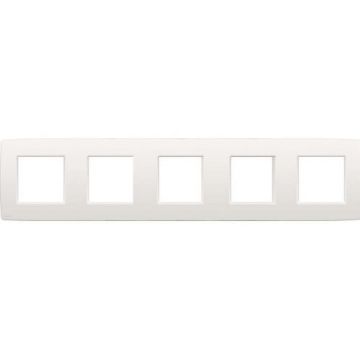 Niko vijfvoudige afdekplaat 71mm centerafstand - Original White (101-76005)