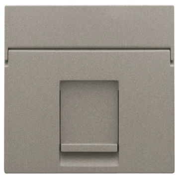 Niko centraalplaat data 1x RJ45 bronze coated (123-65100)