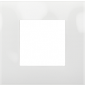 Niko afdekplaat stopcontact 1-voudig - Pure Liquid Snow White (241-76100)