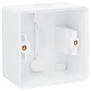 Niko opbouwdoos 1V + 2x 1 soepele ingang grijt wit (701-83101)