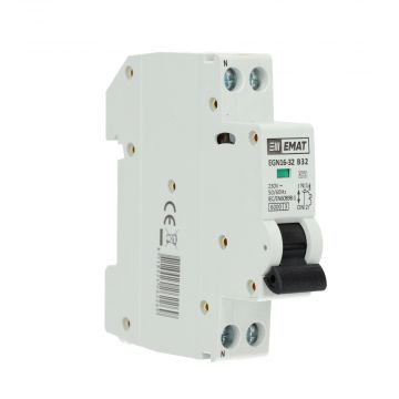 EMAT automaat 1-polig+nul 32A B-curve (85001010)