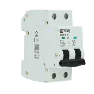 EMAT automaat 2-polig 16A B-curve (85001014)