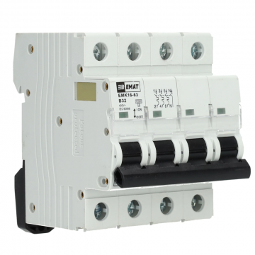 EMAT automaat 3-polig+nul 32A B-curve (85004010)