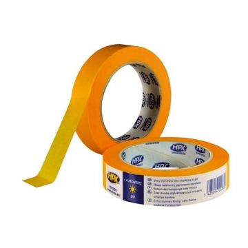 HPX maskingtape 4400 25mmx50m orangje (FP2550)