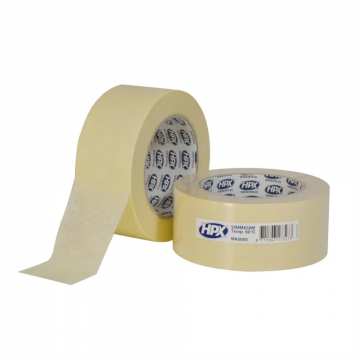 HPX afplaktape 50mm x 50 meter crème (MA5050H)