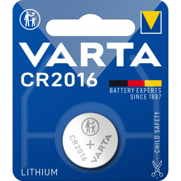 Varta CR2016 knoopcel 3V 70MAH lithium (Varta CR2016)