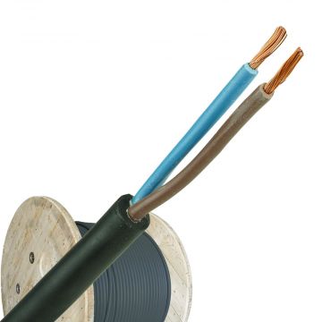 neopreen kabel H07RNF 2x1,5mm per haspel 500 meter