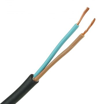 Neopreen kabel H07RNF 2x1mm per meter