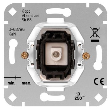 Kopp sokkel controleschakelaar inbouw (504600007)