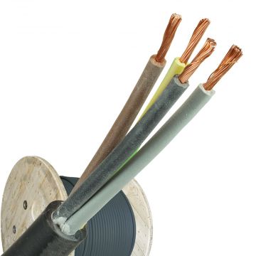 Neopreen kabel H07RNF 4x1.5 per haspel 500 meter