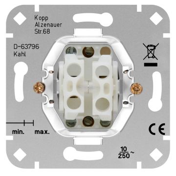 Kopp sokkel wissel-wissel schakelaar inbouw (503300007)