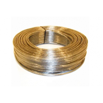 VTMB (H05VV-F) kabel 2x0.75mm2 afgeplat goud per rol 100 meter (16251)