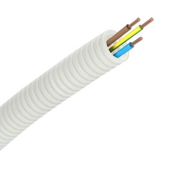 Snelflex flexibele buis VOB draad 3G2.5mm2 - 16mm per rol 25 meter (SF3G25K)