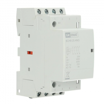 EMAT contactor 230V 25A 4 maak en 0 verbreek (85010006)