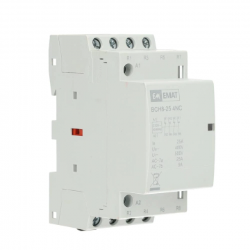EMAT contactor 230/400V 25A 0 maak en 4 verbreek (85010007)