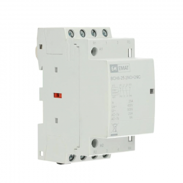EMAT contactor 230/400V 25A 2 maak en 2 verbreek (85010013)