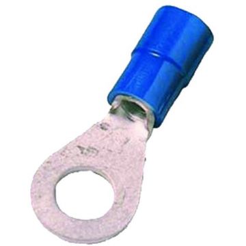 Intercable Q-serie DIN geïsoleerde kabelschoen ring recht 120 mm² M8 vertind - blauw per 25 stuks (ICIQ1208)