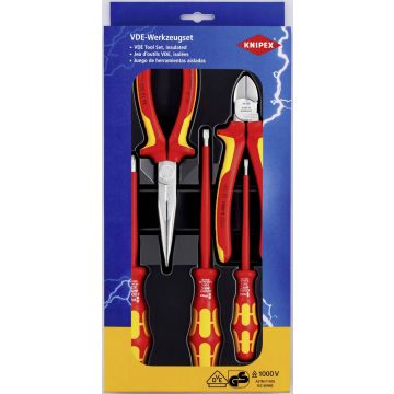 KNIPEX elektra gereedschapsset VDE 5-delig (00 20 13)