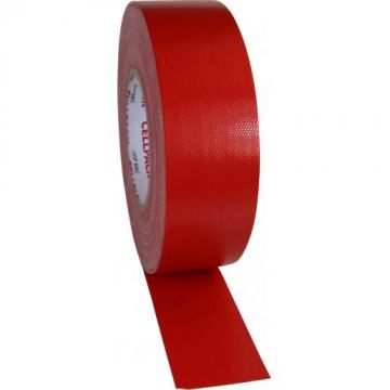 Cellpack premio duct tape vezelversterkt 50mm x 50 meter rood (364878)