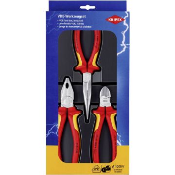 KNIPEX tangenset VDE 3-delig (00 20 12)