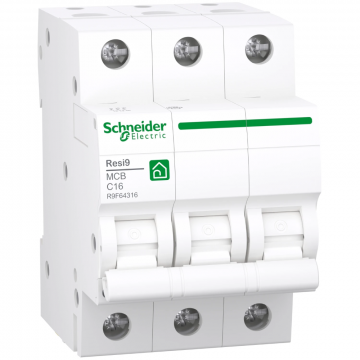 Schneider Electric automaat 3-polig 16A C-curve (R9F64316)