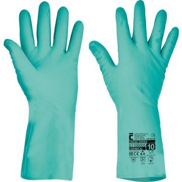 Cerva Grebe chemisch bestendige handschoen 0,38mm nitril maat 11 (0110000510110)