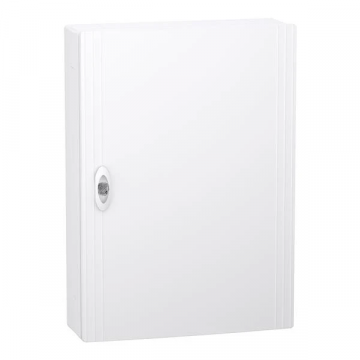 Schneider Electric prismaSeT lege zekeringkast 3-rijen 54 modules met volle deur - wit (LVSXL318)