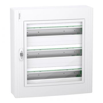 Schneider Electric prismaSeT lege zekeringkast 3-rijen 72 modules met transparante deur (LVSXM324)