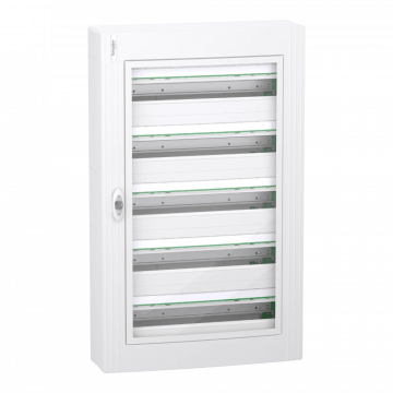 Schneider Electric prismaSeT lege zekeringkast 5-rijen 120 modules met transparante deur (LVSXM524)