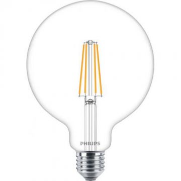 PHILIPS E27 ledlamp globe dimbaar warmwit 2700K 5.9W vervangt 60W (34798400)