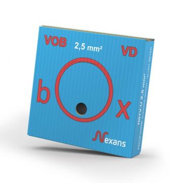NEXANS VOB draad 2.5mm2 blauw rol 100 meter (10546242)