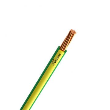 NEXANS VOB draad 10mm2 geel/groen rol 100 meter (10533147)