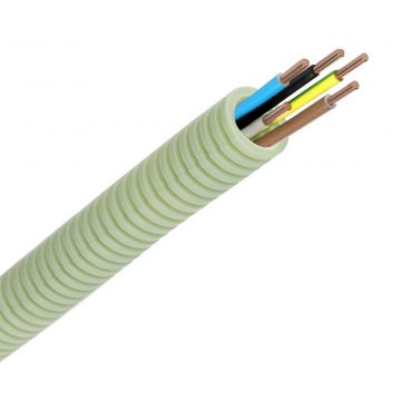 Green flex flexibele buis VOB draad 5G1,5mm2 - 16mm per rol 100 meter (HF5G15)