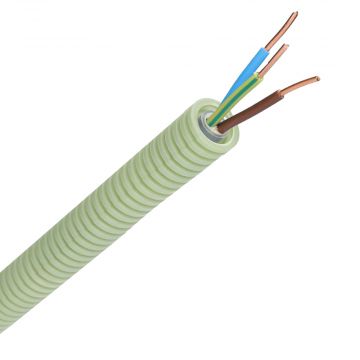 Green flex flexibele buis XGB kabel 3G2,5mm2 - 20mm per rol 100 meter (HFX3G25)