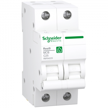 Schneider Electric automaat 2-polig 25A C-curve (R9F64225)