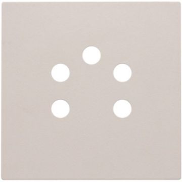 Niko centraalplaat voor 5-polige telefooncontactdoos - Original Light Grey (102-69001)