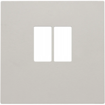 Niko centraalplaat luidsprekeraansluiting 1-voudig light grey (102-69801)
